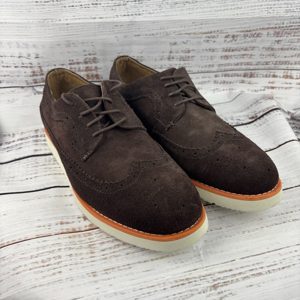 Bellfield 1986 Brown Derby Loafer Men's Shoes UK 9 EU 43 USA 10